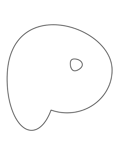 Bubble Letter P Tracing Shape Pdf, Free Vectors File